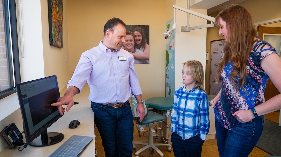 Doctor with Patient pediatric dentist highlands ranch | Dr Sierk with patients