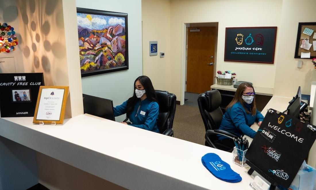 Front Desk Front Desk at 80130 pediatric dentist