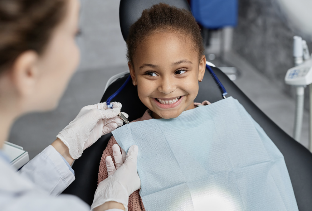 pediatric dentist castle rock | child at dentist