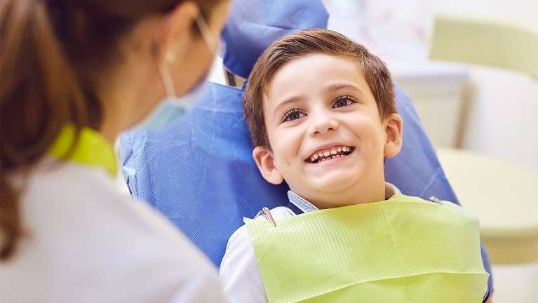 Boy at the Dentist in Highlands Ranch