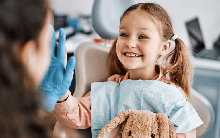 preventive dental care for children castle pines | kid at dentist