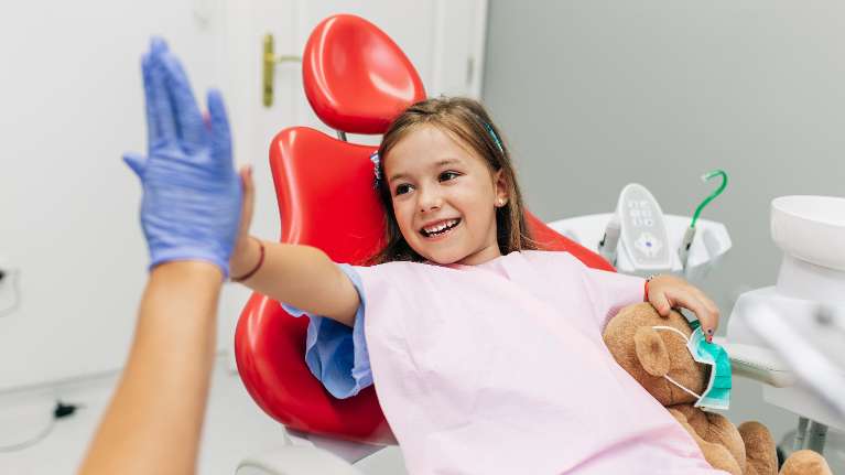 girl at the dentist | Highlands Ranch Pediatric Dentist