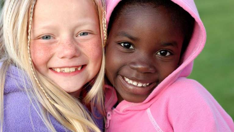 Young girls smiling | Highlands Ranch Pediatric Dentist