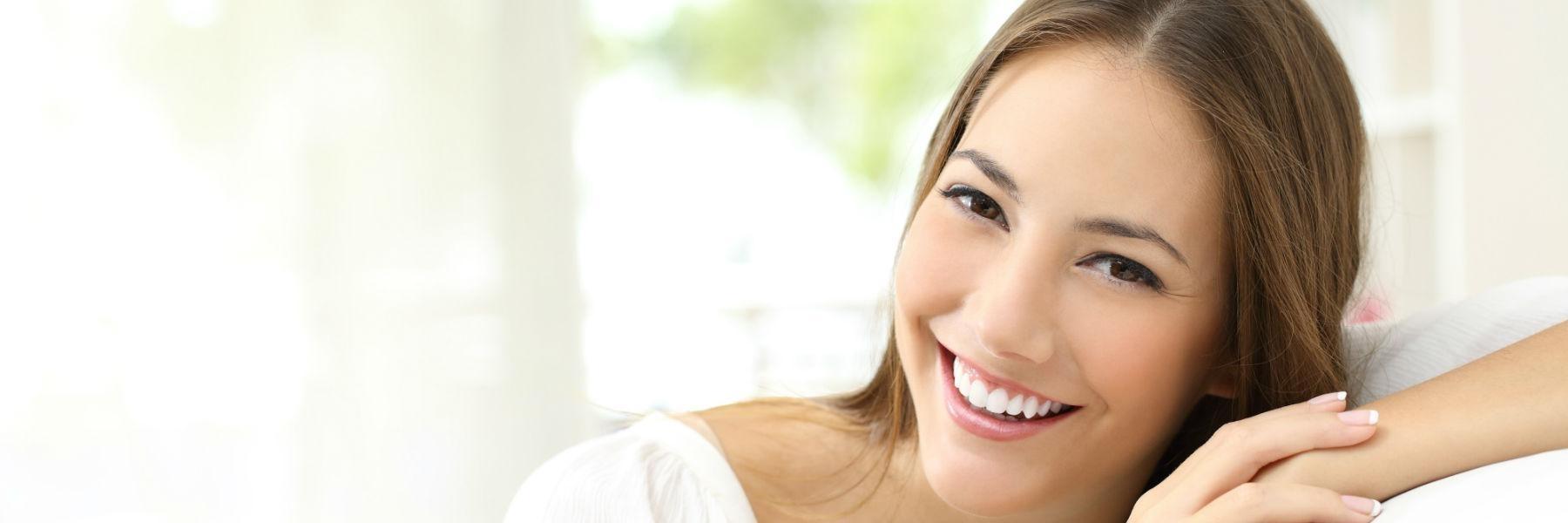 teen girl after post orthodontic whitening in Castle rock